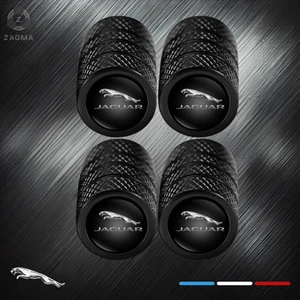 Set Of 4 Premium Metal Tyre Dust Valve Caps For All JAGUAR Models - Picture 1 of 3