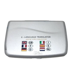 6 Language Translator Euro Convertor Spanish German Italian World time Data Bank - Picture 1 of 5