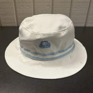 Sombrero de cubo Imperial blanco/azul claro Palmetto Bluff Golf Bluffton Carolina del Sur - Imagen 1 de 23