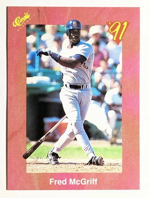 1991 Classic II #T46 Fred McGriff - Image 1 of 2