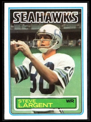 1983 Topps #389 Steve Largent - Image 1 of 2
