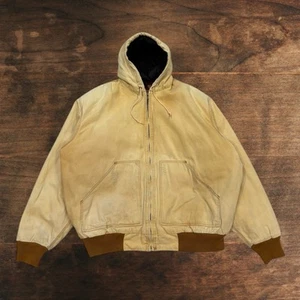 Chaqueta de Lona Vintage Años 90 Paredes Ropa de Trabajo Beige Desteñida Para Hombre 3XL Estilo Carhartt - Imagen 1 de 8