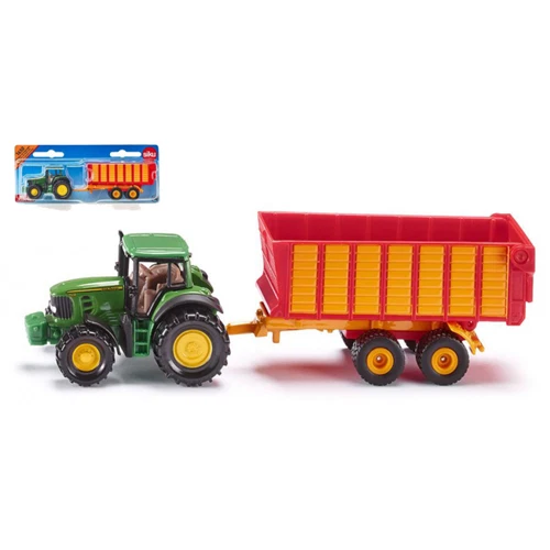 TRATTORE JOHN DEERE RIMORCHIO cm 14 SK1650 Siku