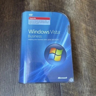 Microsoft Windows Vista Business Upgrade With Service Pack 1 DVD 32-bit - Image 1 of 3