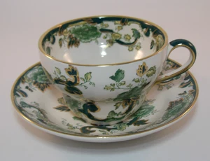 Masons Ironstone Charteuse Large Breakfast Tea Cup & Saucer c1980s Lot A VGC - Picture 1 of 13