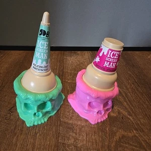 Juego de 2 juguetes artísticos Ice Scream Man Ryan Rutherford Ron inglés como nuevo y fresa - Imagen 1 de 7