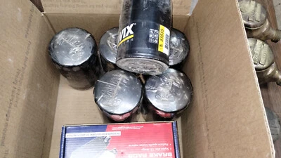 6x Filtro de aceite de motor Wix 51515 plus pastillas de freno duralast mkd1414 gratis para f150 Foto 1 de 4