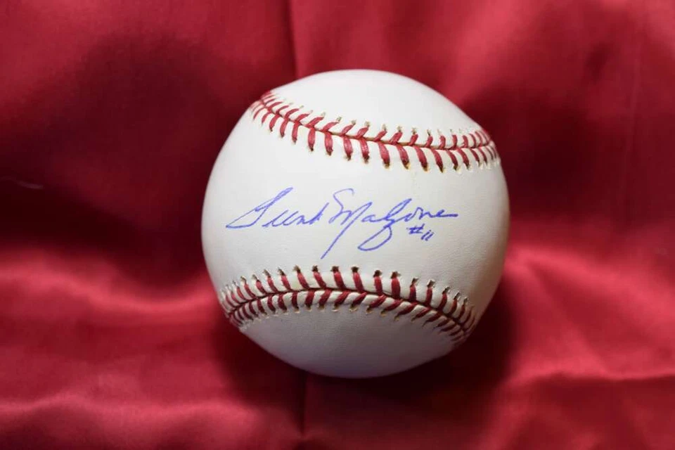 Béisbol firmado por Frank Malzone autógrafo de Grandes Ligas OML Foto 1 de 1