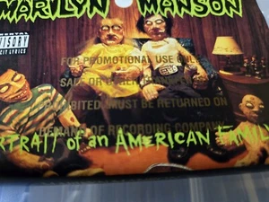Marilyn Manson Portrait Of An American Family Promo Cassette Tape Rare Spooky - Picture 1 of 7