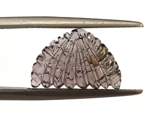 4.45 Ct Certified Natural Tourmaline Fancy Shape Carving - Picture 1 of 4