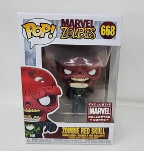 Funko POP! Marvel Zombies  Zombie Red Skull #668, Collector Corps Exclusive - Picture 1 of 7