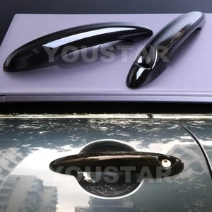 Cubiertas de manija de puerta NEGRO BRILLANTE x2 para MINI Cooper S R52 R53 R56 R57 R58 AU STOCK - Imagen 1 de 11