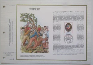 Feuillet CEF 1er jour 946 1989 Révolution Liberté - Picture 1 of 1