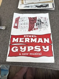 Vintage 1959 Gypsy Program Playbill Broadway - Ethel Merman Jack Klugman EX+ condizioni - Foto 1 di 10
