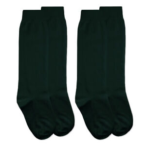 Jefferies Socks Womens Cotton Knee High School Girl Long Tall Socks 2 Pair Pack