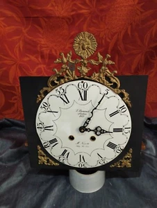 altes Romanet Morbier Uhrwerk Fassade mit Bronze Ornament 1871 SLY13 - Bild 1 von 6