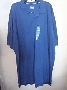  Men's Big & Tall  Polo Shirt  Basic Editions Size XXXLT (3 XLT Royal Blue - Picture 1 of 2