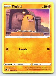 Tarjeta Pokémon Diglett 084/189 Common Darkness Ablaze - Casi Nueva - Imagen 1 de 5