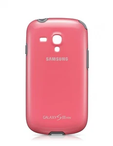 Samsung Custodia ORIGINALE Protective cover + per Galaxy S3 mini GT-I8190 Rosa - Foto 1 di 7