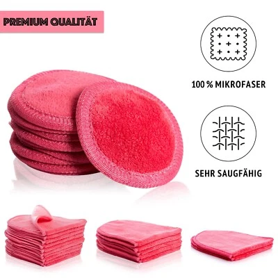 Make-Up Entferner Tuch Mikrofaser Abschminktücher Gesichtsreinigungstuch Remover - Bild 1 von 4