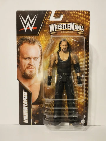 Free Ship! The UNDERTAKER New WWE Wrestlemania Hollywood Action Figure 7" Mattel Cover