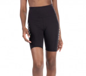 Womens Superdry Biker Shorts Lifestyle Cycle Shorts - Black NEW - Picture 1 of 3