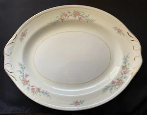 Vintage Homer Laughlin Serving Platter 15" G51N5 - Free Shipping - Picture 1 of 7
