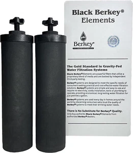 Berkey Authentic Black BB9-2 Water replacement Filters - For Berkey Water System - Picture 1 of 7