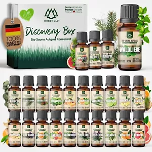 NORDHOLZ® Bio Saunaaufguss Discovery Box 24x15ml - Bio Sauna Aufguss Probierbox - Bild 1 von 7