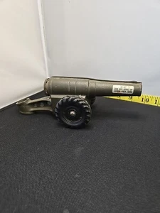 Vintage Conestoga Co. "Big Bang" Cannon 9" Cast Iron Toy w Rubber Wheels Parts - Picture 1 of 19