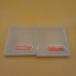 2 Pack Nintendo Brand Hard Plastic Shell Case for Nintendo NES (Clear)
