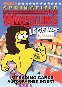Ravishing Rick Rude Springfield Pro Wrestling Legends Chris51 Card Simpsons - Picture 1 of 2