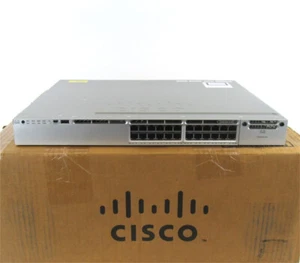 1PC New Sealed Cisco WS-C3850-24S-S Catalyst 3850 24 Port GE SFP IP Base - Afbeelding 1 van 5