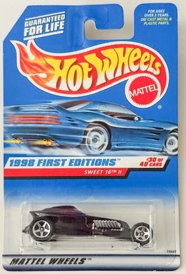 1998 Hot Wheels First Editions Purple Sweet 16 II Collector #674  - Image 1 of 2