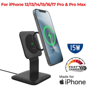 15W Magnetic Wireless Charger Charging Stand For Samsung iPhone 17 Pro 14 15 14 - Picture 1 of 9