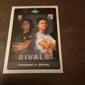 2025 Parkside Vol 1 NWSL Alyssa Thompson VS. Kennedy Weasley Rivals Card - Picture 1 of 6