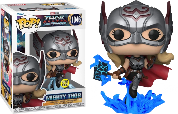 Thor 4: Love and Thunder - Mighty Thor Glow US Exclusive Pop! Vinyl [RS] Foto 1 de 1