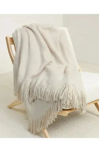 NUEVO EN PAQUETE NUEVO CON ETIQUETAS UPWEST X Nordstrom The Softest Throw In Soft Ivory 50X60" - Imagen 1 de 7