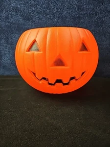 Vintage Rare 1991 Union Halloween Blow Mold Pumpkin Missing Lid - Picture 1 of 7