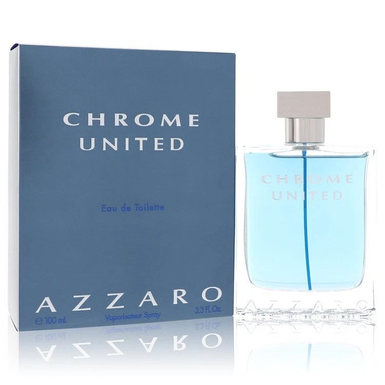 Chrome United por Azzaro Eau De Toilette Spray 3.4 OZ (Hombres) Foto 1 de 1