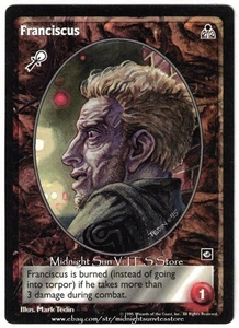 Franciscus Caitiff Dark Sovereigns V:TES VTES Vampire CCG - Picture 1 of 1