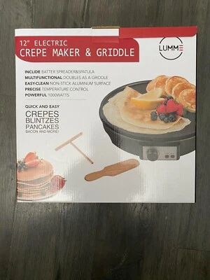 Новый Lumme 12» креп Maker и сковорода - блинчики блины бекон и многое другое - Изображение 1 из 3