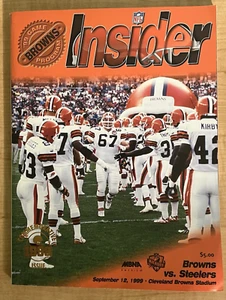 1999 Insider Browns Program Cleveland Browns vs Pittsburgh Steelers 9/12/99 - Picture 1 of 24