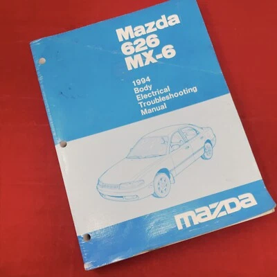 1994 Mazda 626 MX-6 Body Electrical Troubleshooting Wiring Manual Book OEM - Image 1 of 4