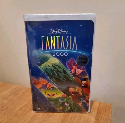 FANTASIA 2000  Walt Disney  NEW SEALED VHS  Clam Shell Foto 1 de 4