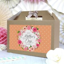 Personalisierte Muttertag Geschenkbox | Polka Kranz | Geschenk