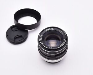 Focal 35mm f/2.8 Wide Angle Lens with Miranda 44mm Screw Mount & Caps (#11046)