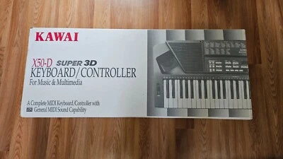 NEW IN OPEN BOX Kawai X-50D Midi Keyboard Synthesizer Super 3D Digital Piano NOS - Image 1 of 4