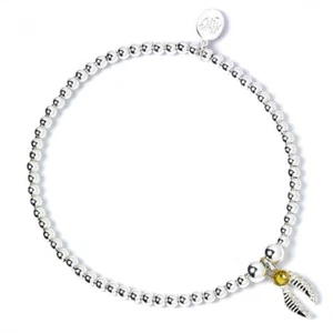 Offizielles Harry Potter Kugel Perlen Armband mit goldenem Schnitter & Kristallen Elementen - Bild 1 von 3