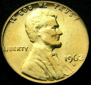 VEREINIGTE STAATEN 1962 - D DENVER POSTFRISCH LINCOLN MEMORIAL PENNY - Bild 1 von 2